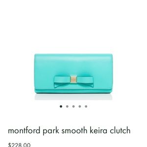 NWT Kate Spade Montford Park Smooth Kiera clutch